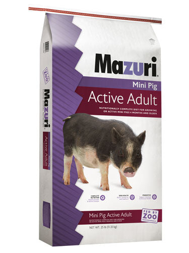 Mazuri Mini Cerdo Activo Adulto 25lbs 