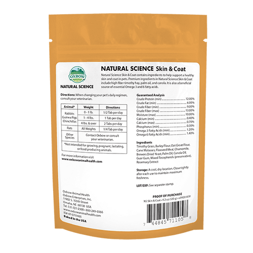 Natural Science Skin & Coat Support 60ct