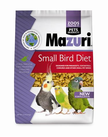 Dieta de mantenimiento de aves pequeñas Mazuri 25 libras 
