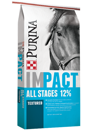 Impact All Stages 12-6+LYS Horse Feed 50lbs