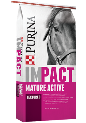 Impact Mature Active 10-10 Sweet Horse Feed 50lbs